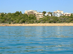 il palazzo visto dal mare