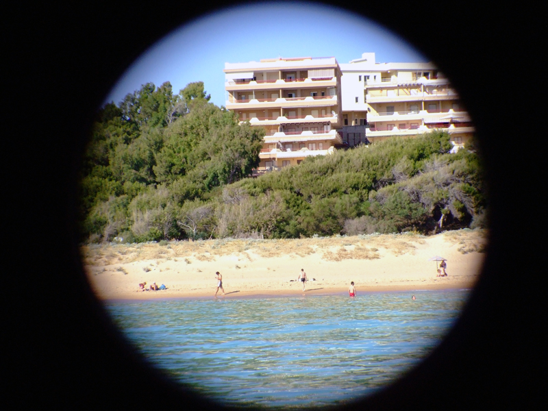 il palazzo visto dal mare