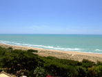 il mare dal tetto del palazzo