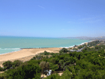 il mare dal tetto del palazzo